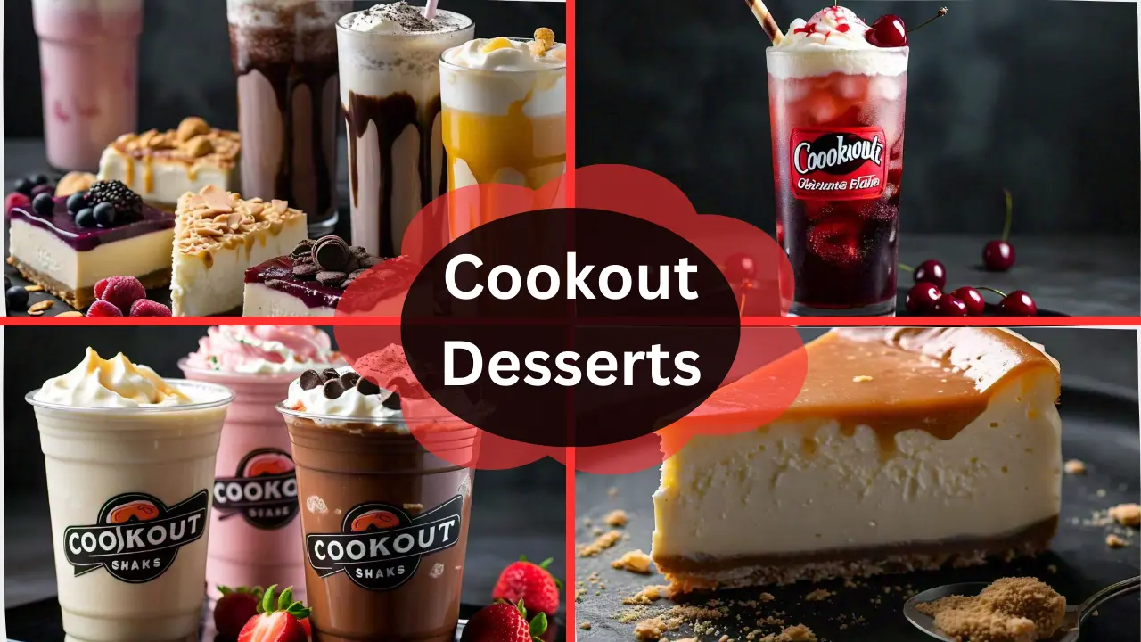cookout dessert menu
